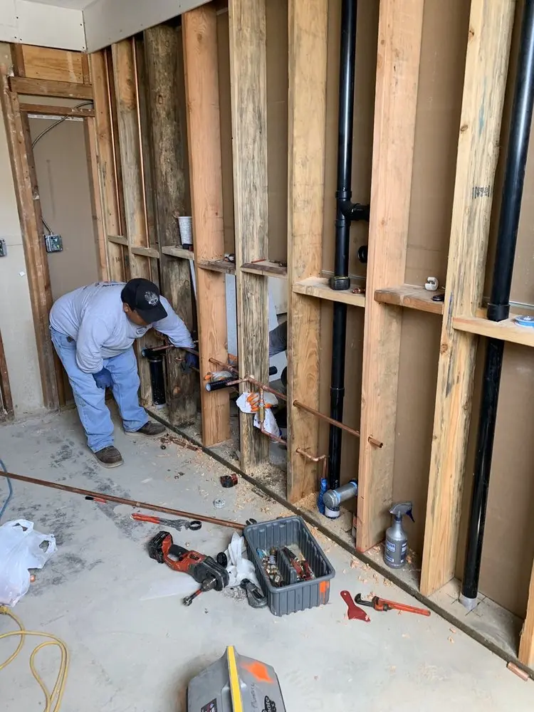 Commercial rough-in plumbing for Water Heater Replacement in Terrell Mill Estates